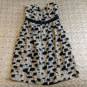 Burlapp Strapless Dress